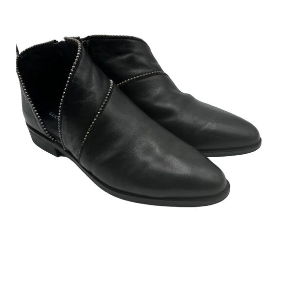 Lucky Brand Vintage Perrma Studded Bootie Black 10 M bohemian festival 27-03 - Picture 1 of 16